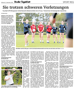 Teaser Sie trotzen schweren Verletzungen Stader Tageblatt vom 2025 09 03