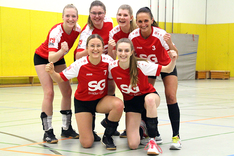 Vivien Werner, Celine Brey, Monja Schlichting, Olga Riske (hinten von links), Helke Meyer und Leann-Vivien Leimann (vorne von links).